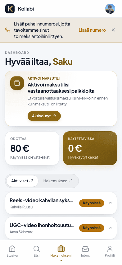 Ansiot ja keikat